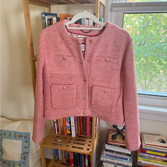 J.Crew Classic Wool Sweater with Gold Buttons - Picture 4 of 5